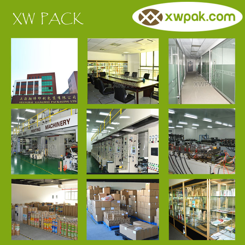 Food Grade Coffee Pouch with Window/ Zipper