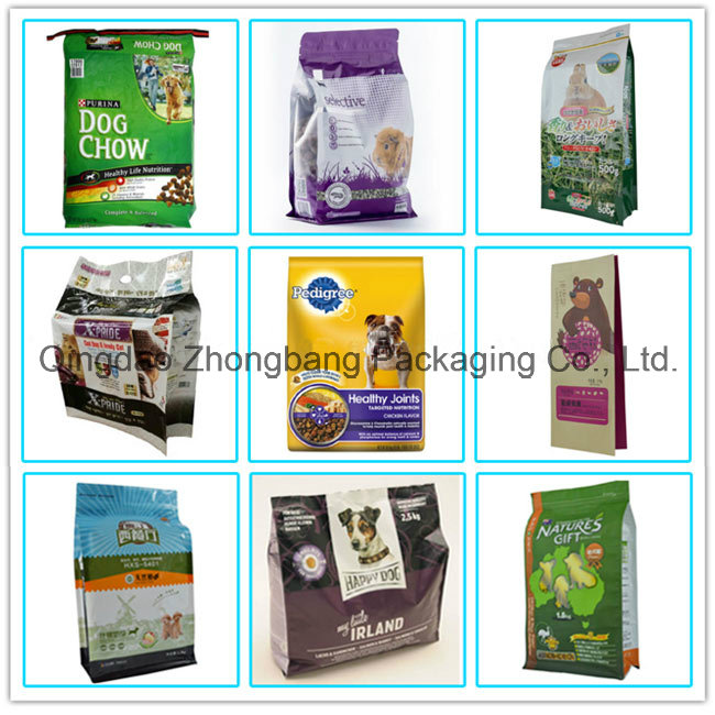 Plastic Pet Food Packaging Bag with Zipper
