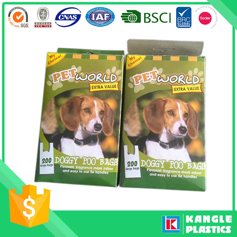 Plastic Biodegradable Custom Printed Pet Waste Bag