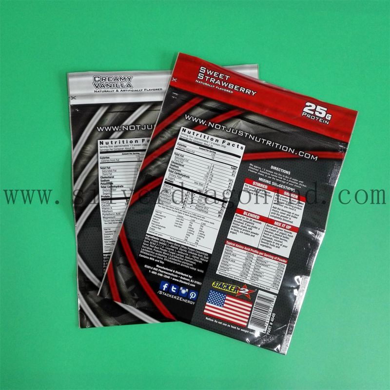 80oz 3side Seal Protein Bag with Good Printing