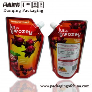 Drink Pouch with Spout Packaging, Soft Packaging, Juice Packaging