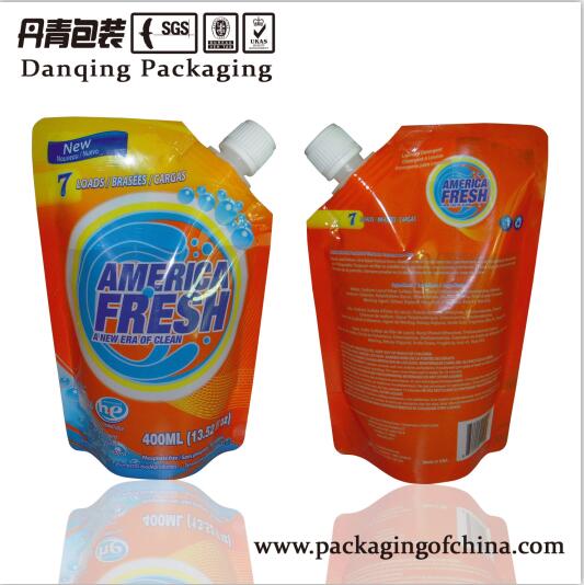 Top Quality Cleaner Packaging Bags Corner Nozzle Packaging