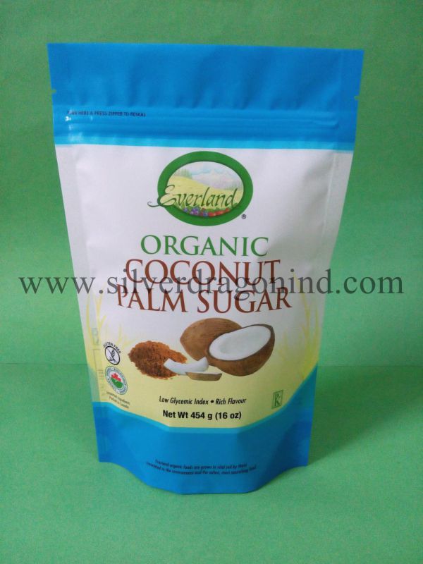 Printed Stand up Food Bag with Zipper and Window