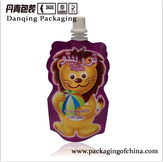 Danqing Unique Shaped Pouch, Custom Drink Doypack
