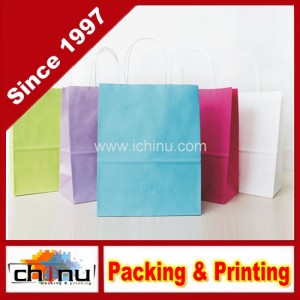 Custom Printed Gift Paper Kraft Bag (220004)
