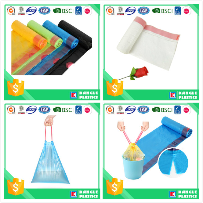 Plastic Multi Color Heavy Duty Drawstring Trash Bags