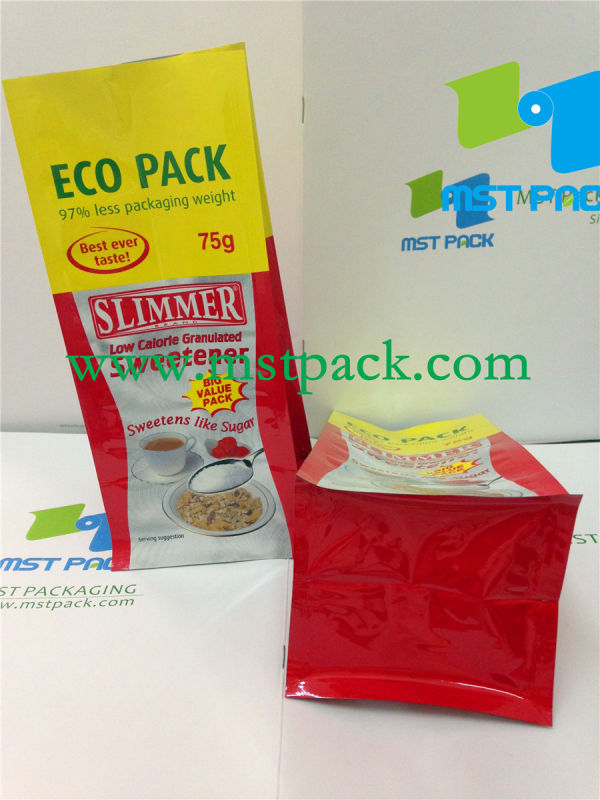 Box Bag/ Flat Bottom Bag for Sugar/ Foil Packaging Bag