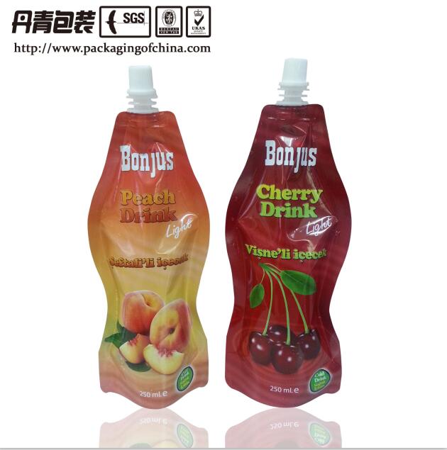 250ml Stand up Pouch China Heat Seal Bag Juice Packaging
