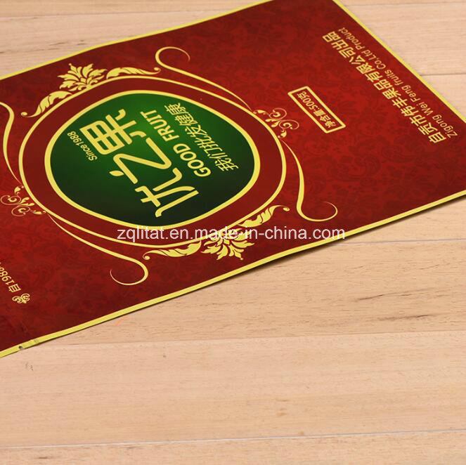 Flexible Stand up Plastic Packaging Fruit Bag with Zipper