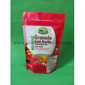 Printed Stand up Food Bag with Zipper and Window