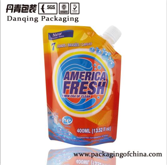 Top Quality Cleaner Packaging Bags Corner Nozzle Packaging