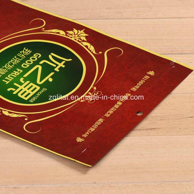 Flexible Stand up Plastic Packaging Fruit Bag with Zipper