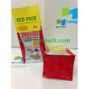 Box Bag/ Flat Bottom Bag for Sugar/ Foil Packaging Bag