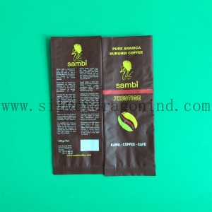 Colorful Plastic Coffee Bean Packaging Bag with Valve