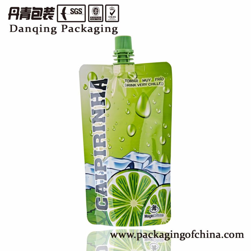 Danqing Customized Design Spout Pouch Nozzle Bag for Juice