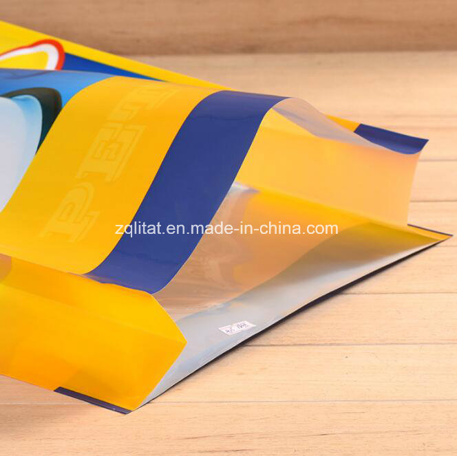 Flexible Pet Stand up Plastic Packaging Food Bag with Zipper