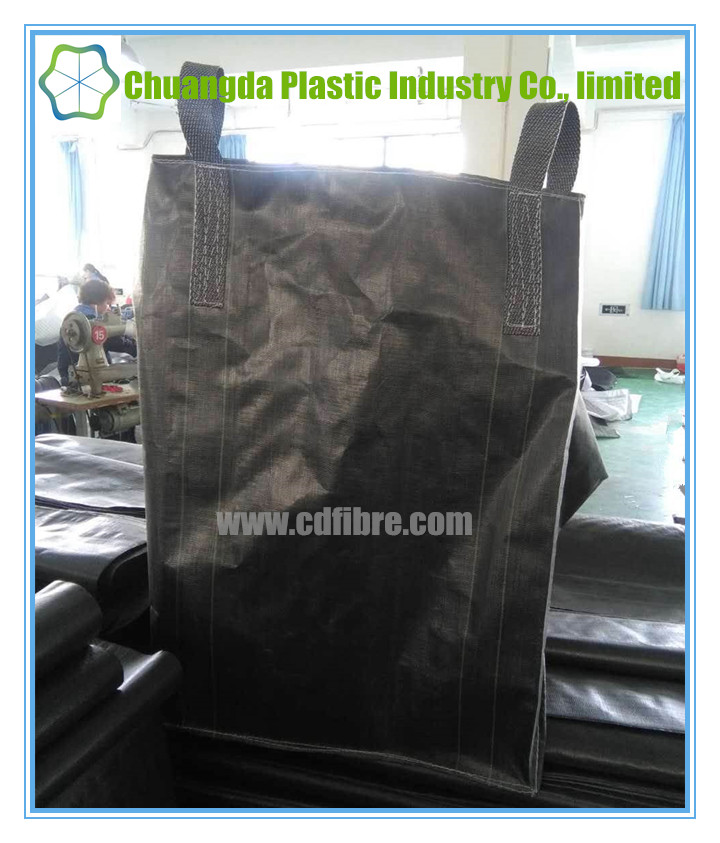 Black FIBC Jumbo Container Big Bag for Activated Carbon