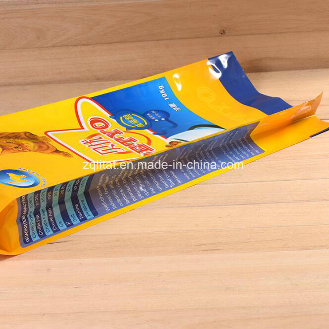 Flexible Pet Stand up Plastic Packaging Food Bag with Zipper