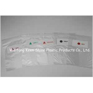 Printed Zip Lock Zipper Bag Cooler Clear Bag