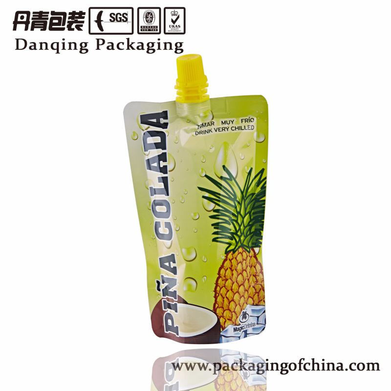 Danqing Customized Design Spout Pouch Nozzle Bag for Juice