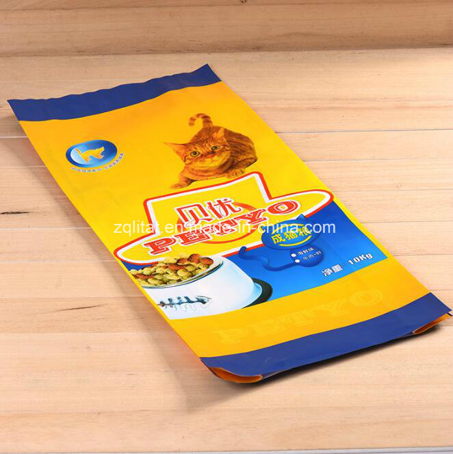 Flexible Pet Stand up Plastic Packaging Food Bag with Zipper