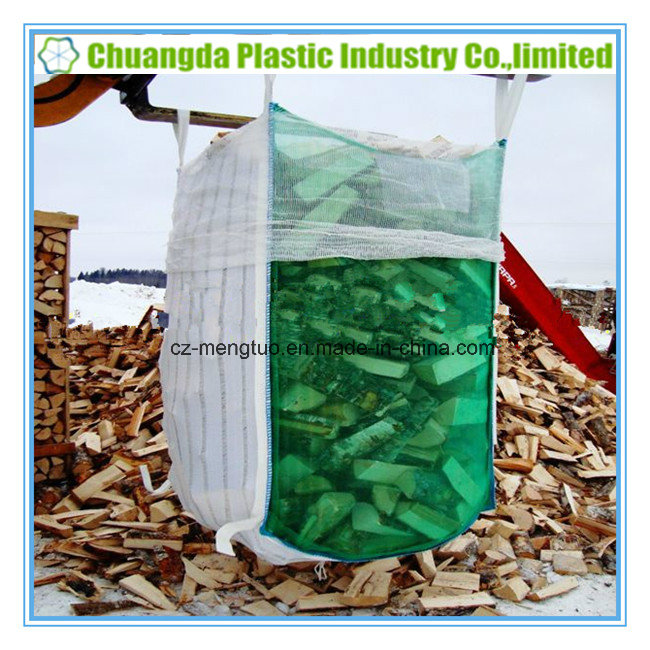 Big Bulk FIBC Container Mesh Bag for Packing Wood