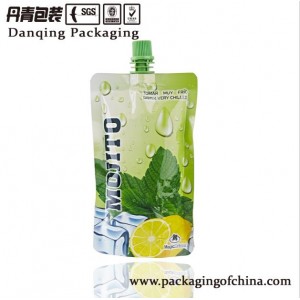 Danqing Customized Design Spout Pouch Nozzle Bag for Juice