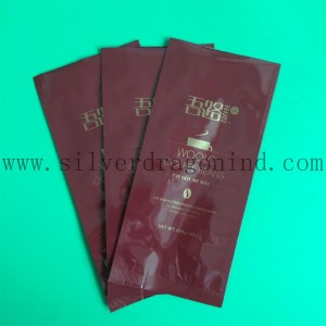 Red Color Plastic Coffee Bag with Valve and Side Gusset