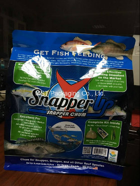 Fish Bag/Plastic Fish Pouch/ Fish Aluminum Flat Bottom Pouch with Zipper
