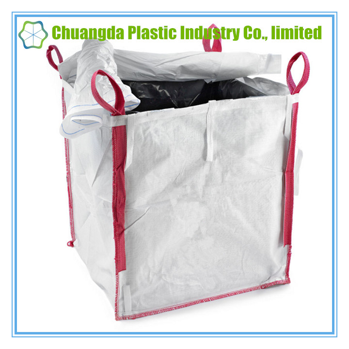 Side Seam Belt PP Woven FIBC Jumbo Container Big Bag