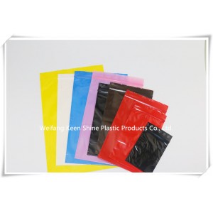 LDPE Transparent Custom Printed Zipper Bags Plastic Zip Lock Bag