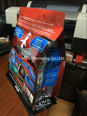 Fish Bag/Plastic Fish Pouch/ Fish Aluminum Flat Bottom Pouch with Zipper