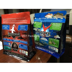 Fish Bag/Plastic Fish Pouch/ Fish Aluminum Flat Bottom Pouch with Zipper