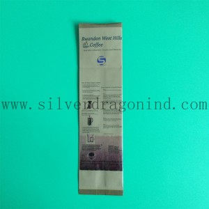 Shock Resistance Plastic Coffee Packing Bag Without Valve