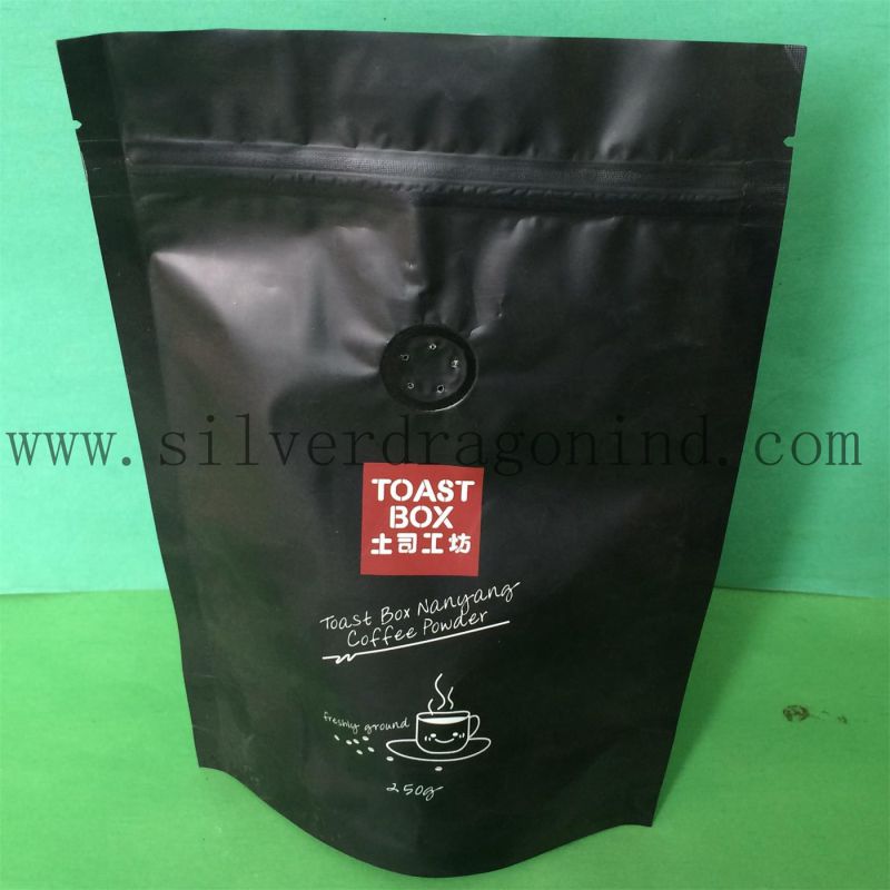 Colorful Coffee Packing Bag with Tie and Valve