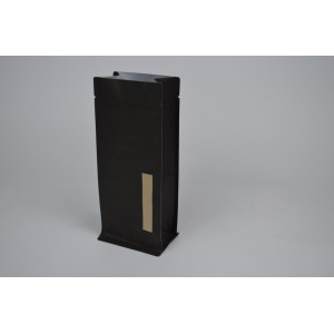 250g Matte Black Kraft Paper Coffee Bags