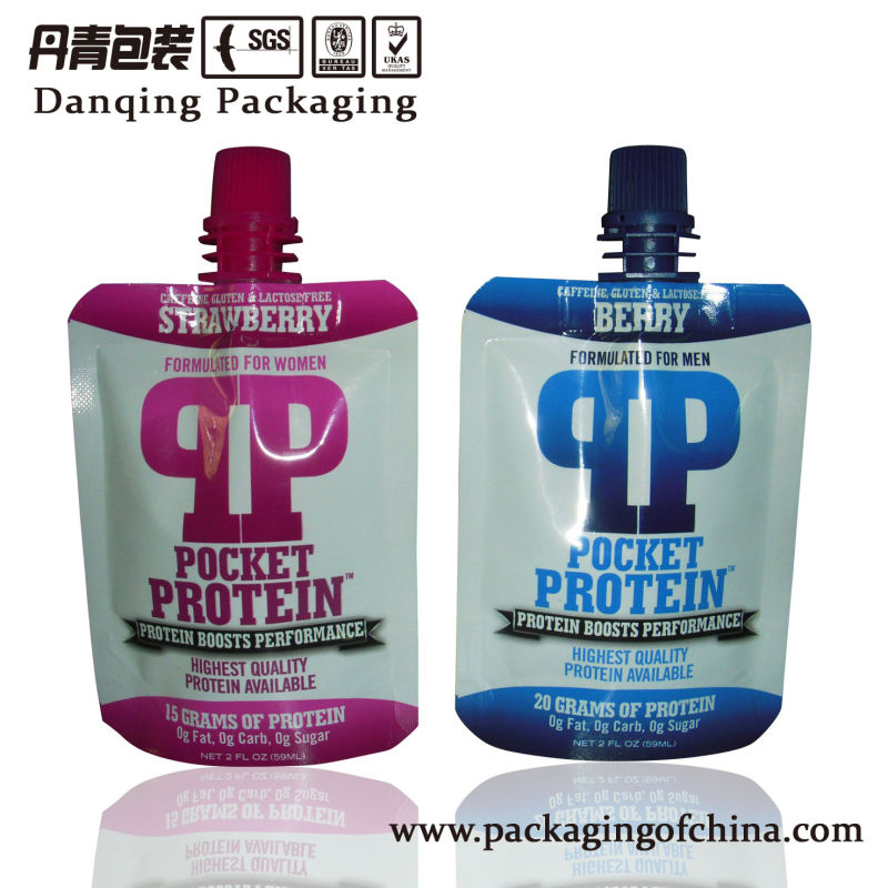 Danqing Packaging Bag Spout Pouch Lemon/Pineapple Doypack Bag