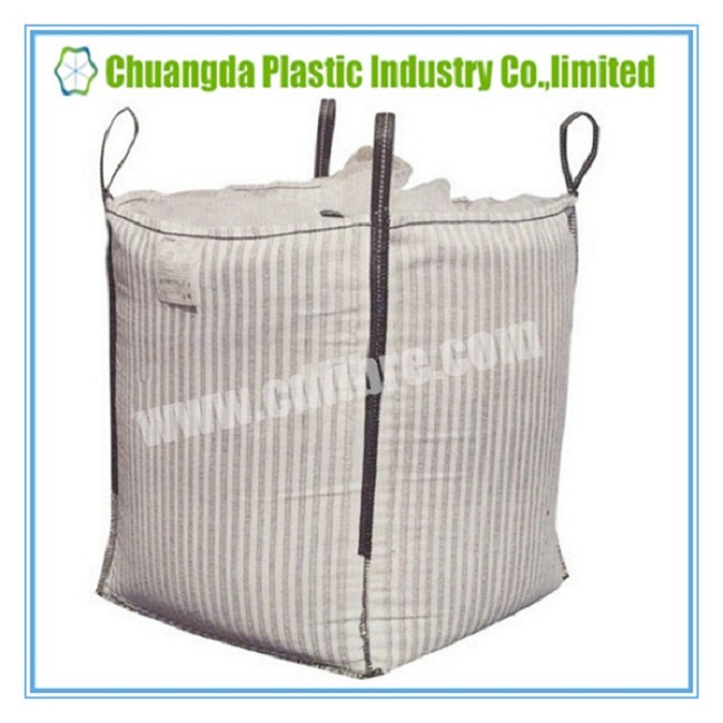 4-Loops Overlock FIBC Bulk Big Ton Bag for Grainy Materials