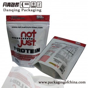 Food Plastic Packaging Pouch with Top Zipper