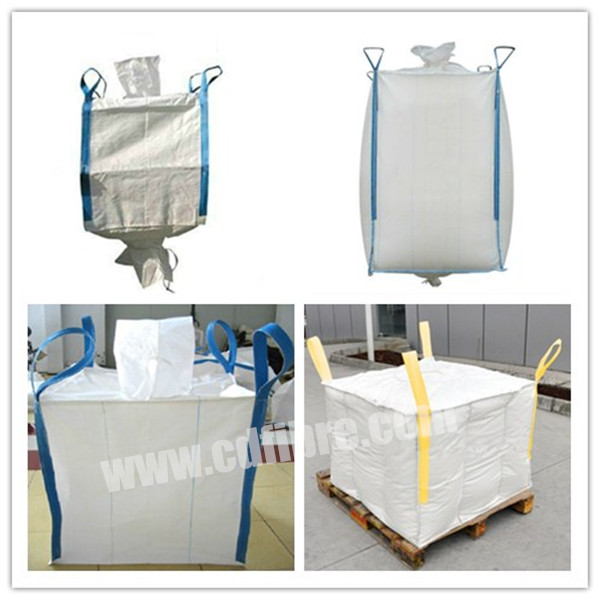 Resistant FIBC Big PP Woven Container Bag with Flat Bottom