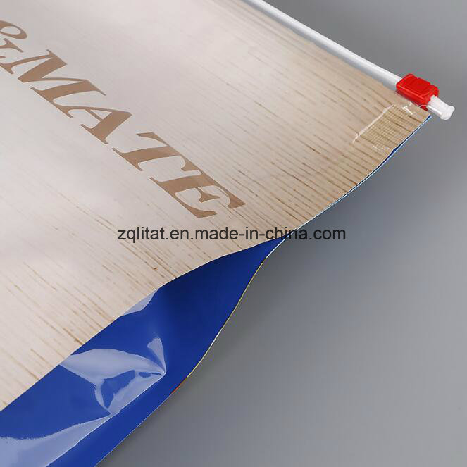 Custmized Plastic Quad Seal Packing Bag for Pet Feed /Animal Food/Dog Food