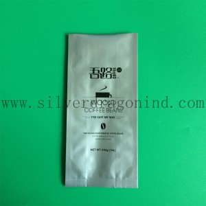 Silver Color Coffee Packing Bag with Food-Grade