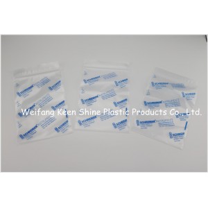 Clear Zip Lock Bags with Red Line