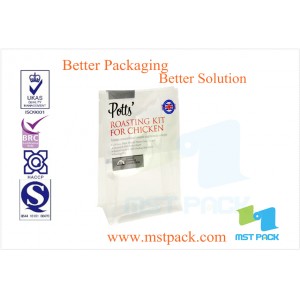 Printed Food Grade Plastic Transparent Pouch with High Barrier