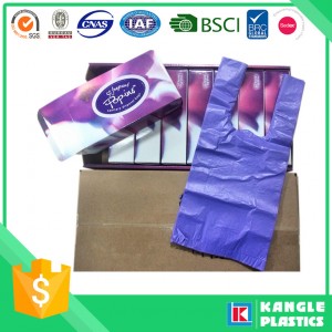 HDPE T Shirt Shape Scented Nappy Bag