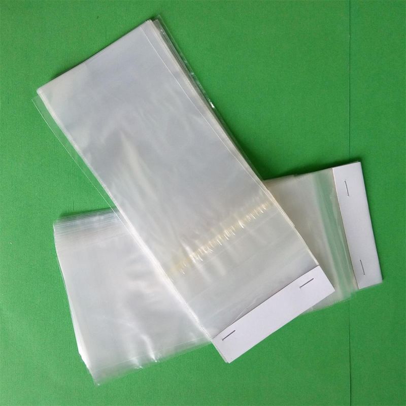 LDPE Adhesive Header Bag for Battery Waste