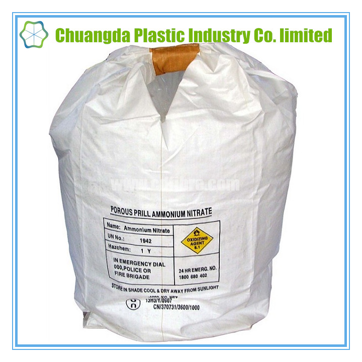2-Loops Fertilizer PP FIBC Baffle Woven Bag for Packing Industry
