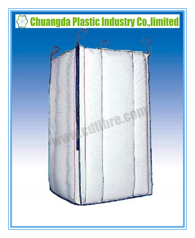 FIBC Big Jumbo Container Bag with Baffle for Saving Space