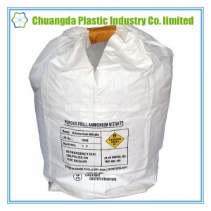 2-Loops Fertilizer PP FIBC Baffle Woven Bag for Packing Industry