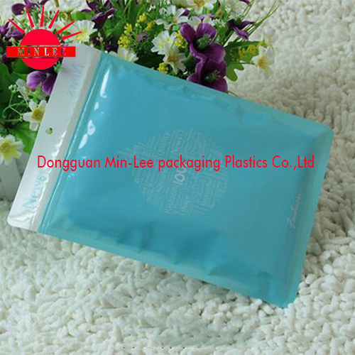 2016 Customized Printed Cloth Socks Ziplock Plastic Resealable Bags for T-Shirt/Underwear/Sock